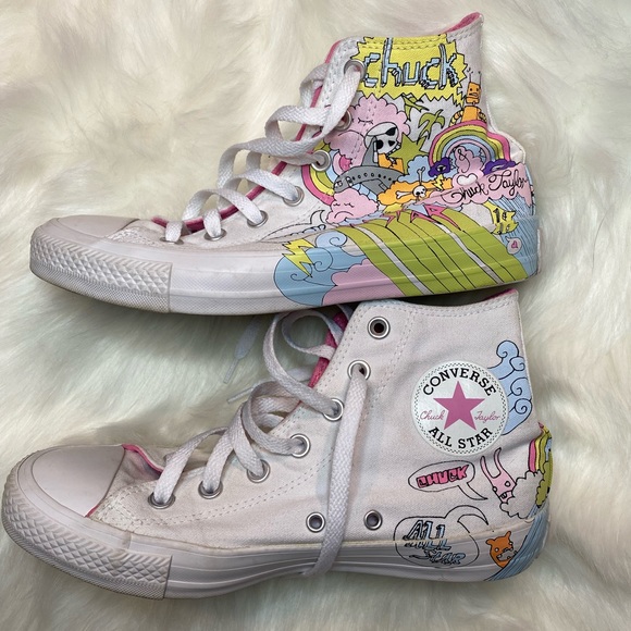Converse Shoes - Converse Chuck Taylor Doodles LIMITED edition M6 W8